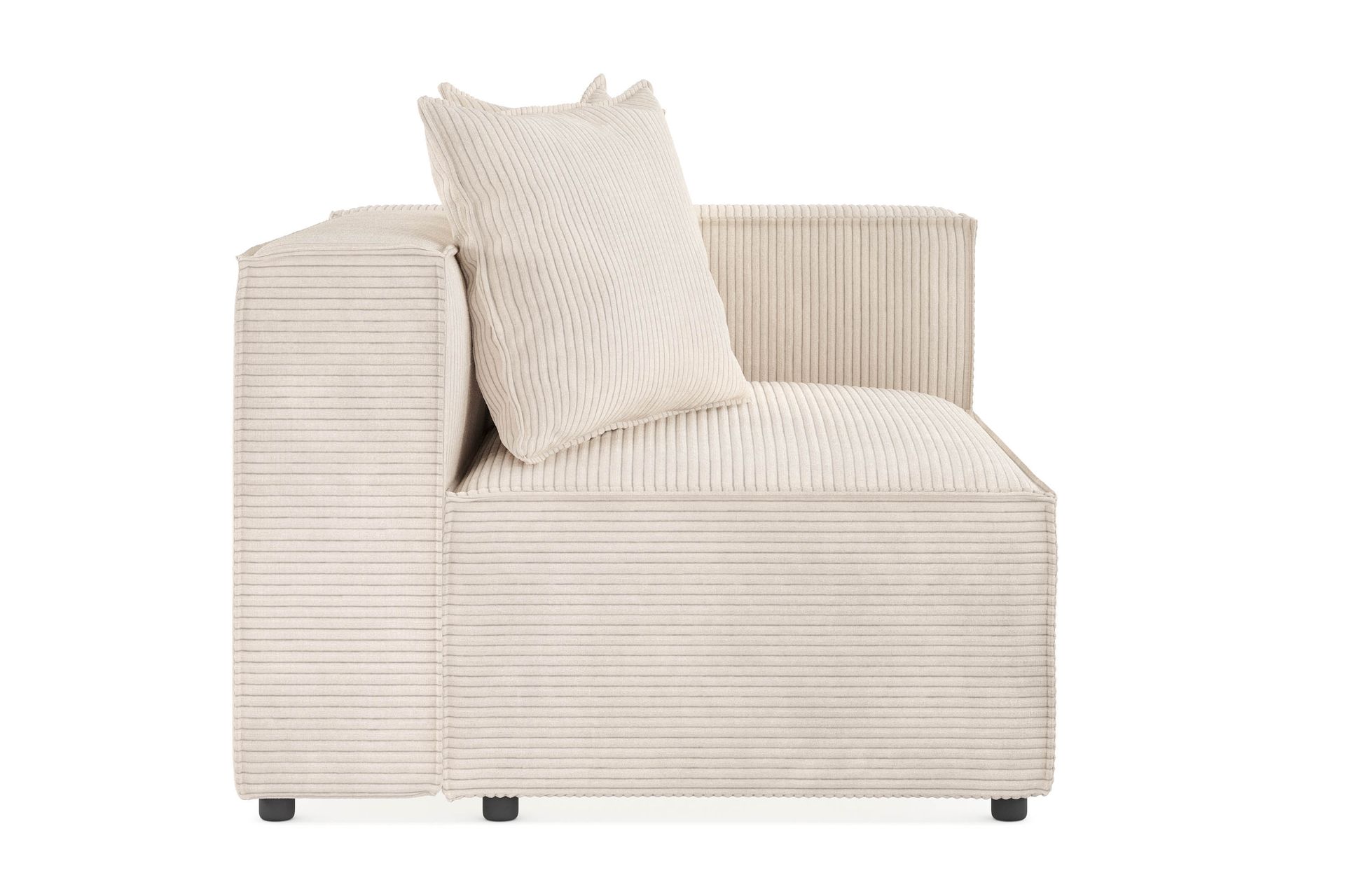 Cubo 2-istuttava Oikeanpuoleinen Moduuli Manchester 120 cm leveä - Beige - Huonekalut - Sohva - 2:n istuttava sohva