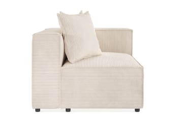 Cubo 2-istuttava Oikeanpuoleinen Moduuli Manchester 120 cm leveä - Beige - Huonekalut - Sohva - 2:n istuttava sohva