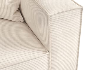 Cubo 2-istuttava Oikeanpuoleinen Moduuli Manchester 120 cm leveä - Beige - Huonekalut - Sohva - 2:n istuttava sohva
