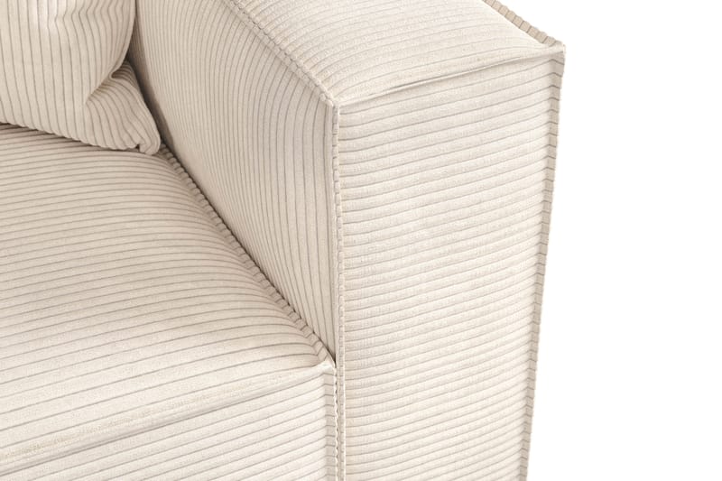 Cubo 2-istuttava Oikeanpuoleinen Moduuli Manchester 120 cm leveä - Beige - Huonekalut - Sohva - 2:n istuttava sohva