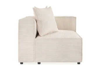 Cubo 2-istuttava Oikeanpuoleinen Moduuli Manchester 120 cm leveä - Beige - Huonekalut - Sohva - Moduulisohva - Muut moduulisohvan moduulit