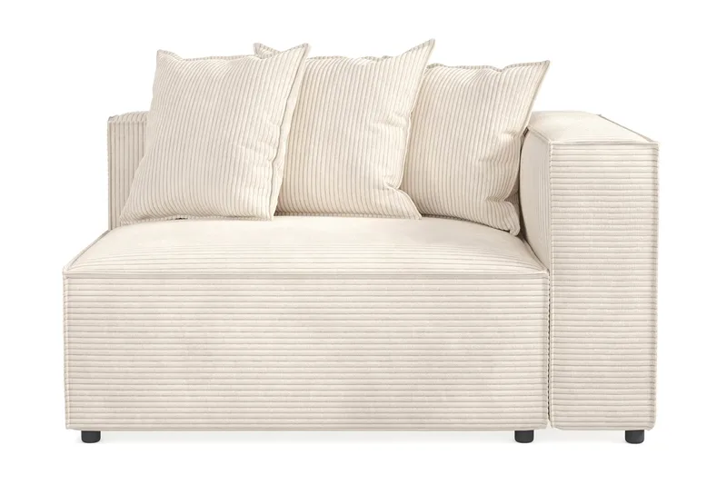 Cubo 2-istuttava Oikeanpuoleinen Moduuli Manchester 120 cm leveä, Beige