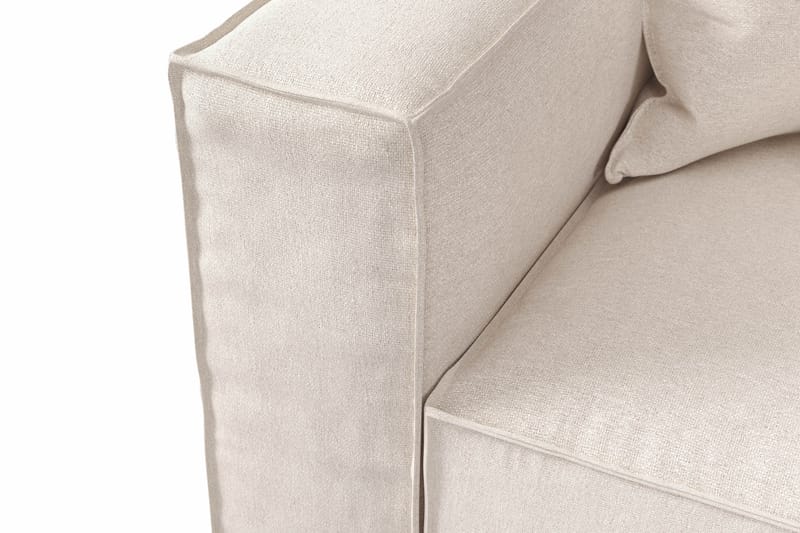 Cubo 2-istuttava Vasemmanpuoleinen Moduuli Kangas 120 cm leveä - Beige - Huonekalut - Sohva - 2:n istuttava sohva