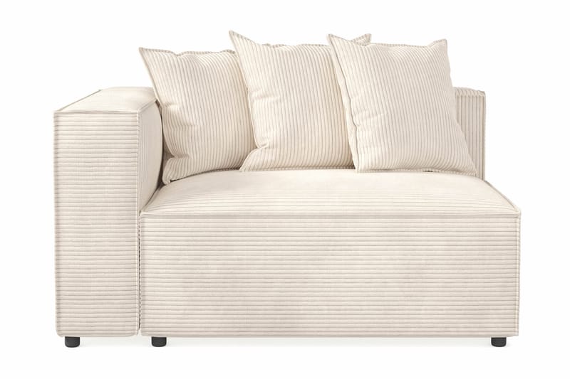 Cubo 2-istuttava Vasemmanpuoleinen Moduuli Manchester 120 cm leveä - Beige - Huonekalut - Sohva - 2:n istuttava sohva