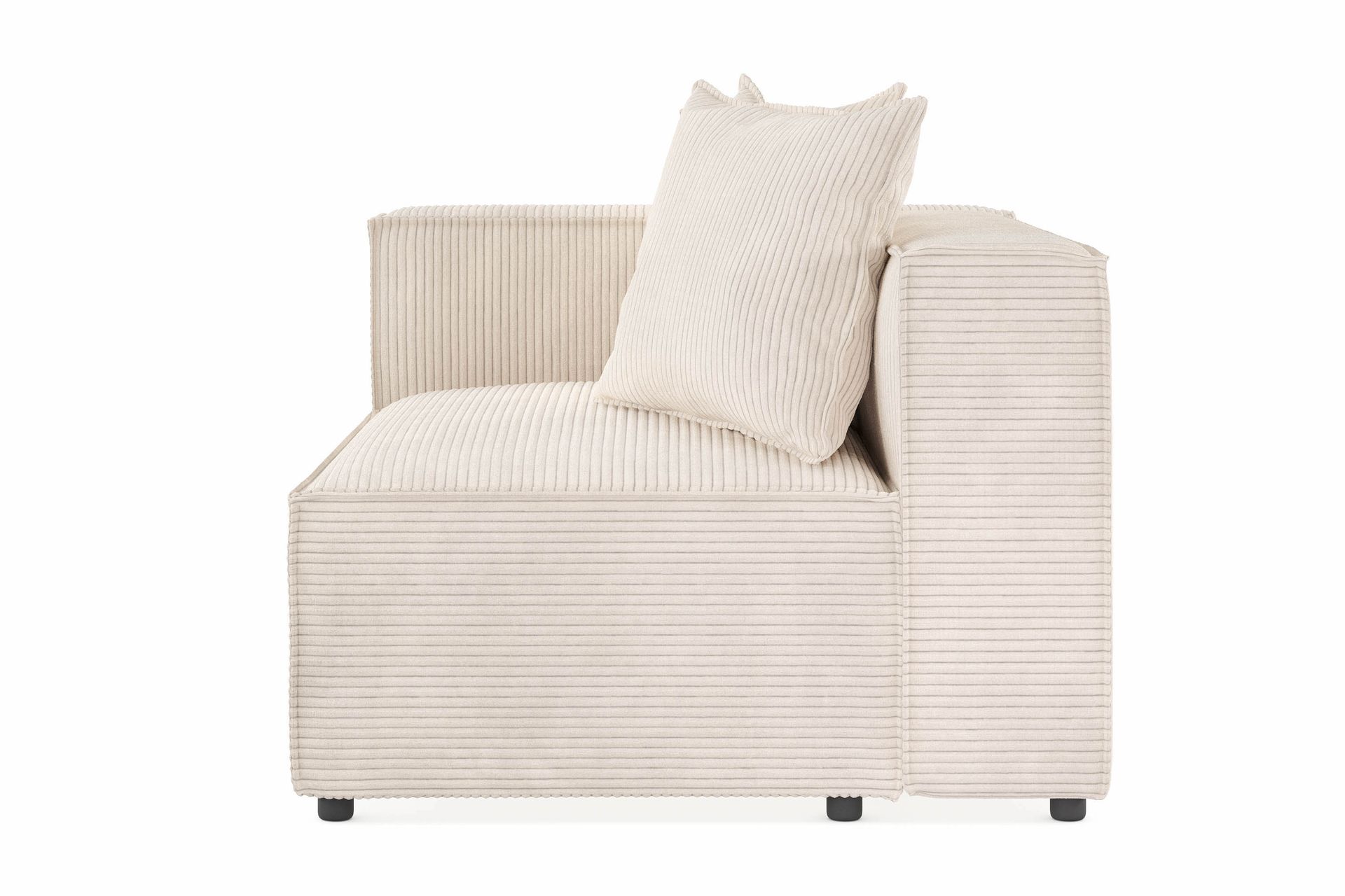 Cubo 2-istuttava Vasemmanpuoleinen Moduuli Manchester 120 cm leveä - Beige - Huonekalut - Sohva - 2:n istuttava sohva