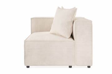 Cubo 2-istuttava Vasemmanpuoleinen Moduuli Manchester 120 cm leveä - Beige - Huonekalut - Sohva - 2:n istuttava sohva