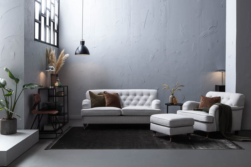 Howard 2-istuttava Kangassohva - Harmaa - Huonekalut - Sohva - 2:n istuttava sohva