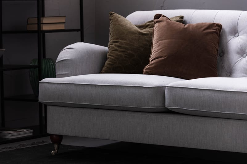 Howard 2-istuttava Kangassohva - Harmaa - Huonekalut - Sohva - 2:n istuttava sohva