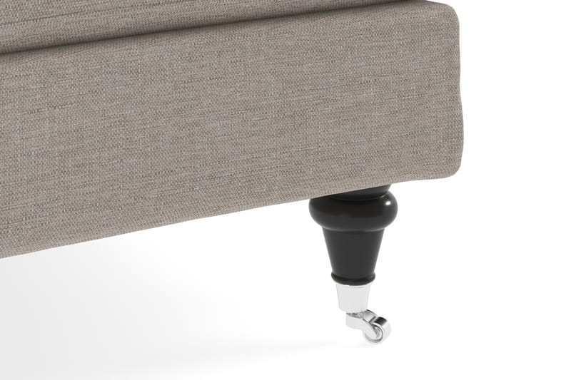 Howard Classic 2-istuttava Kaareva Kangassohva - Beige - Huonekalut - Sohva - 2:n istuttava sohva