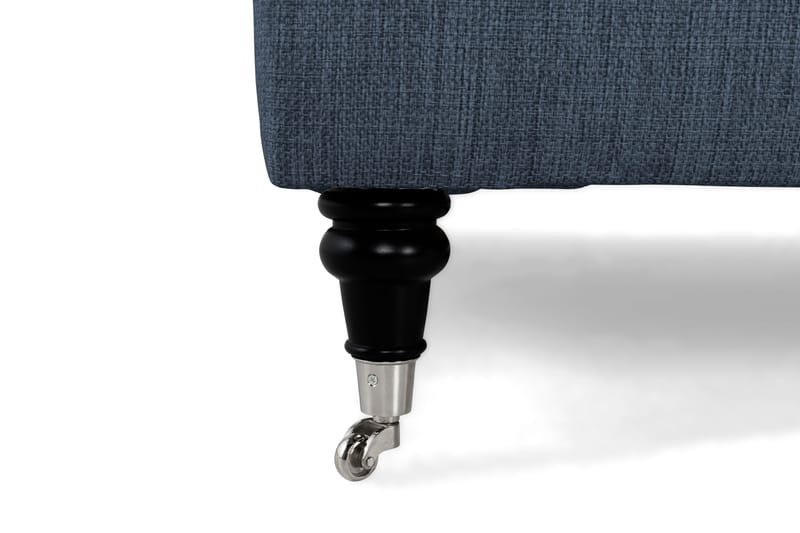 Howard Classic 2-istuttava Kaareva Kangassohva - Sininen - Huonekalut - Sohva - 2:n istuttava sohva