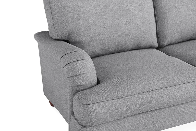 Howard Lyx 2-istuttava Kangassohva - Vaaleanharmaa - Huonekalut - Sohva - 3:n istuttava sohva