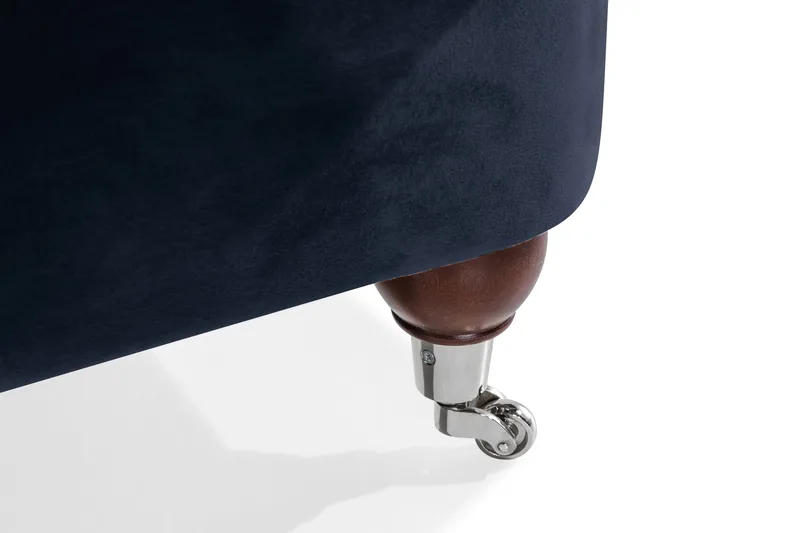 Howard Riviera 2-istuttava Samettisohva - Sininen - Huonekalut - Sohva - 2:n istuttava sohva