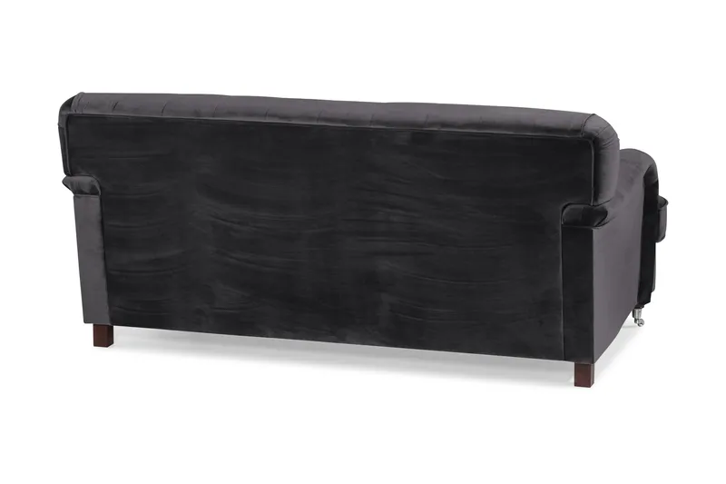 Howard Riviera 2-istuttava Samettisohva - Tummanharmaa - Huonekalut - Sohva - 2:n istuttava sohva