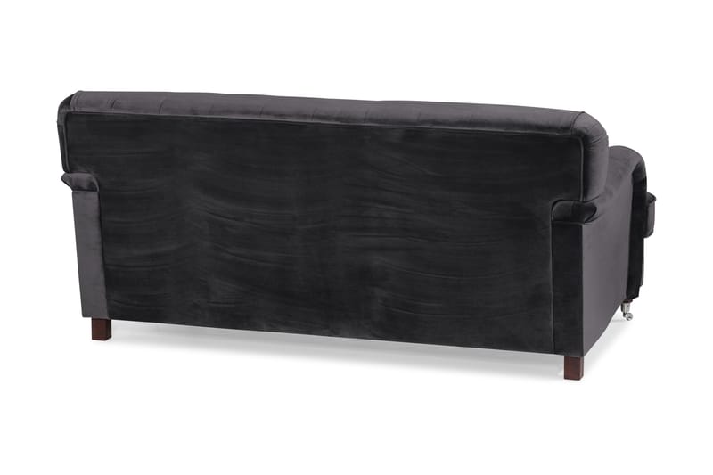 Howard Riviera 2-istuttava Samettisohva - Tummanharmaa - Huonekalut - Sohva - 2:n istuttava sohva