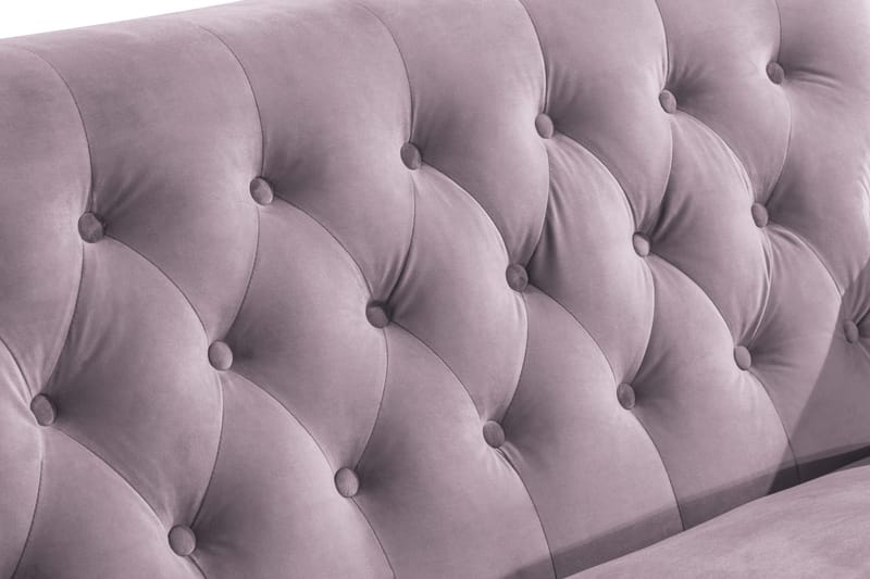 Howard Riviera 2-istuttava Samettisohva - Violetti - Huonekalut - Sohva - 2:n istuttava sohva