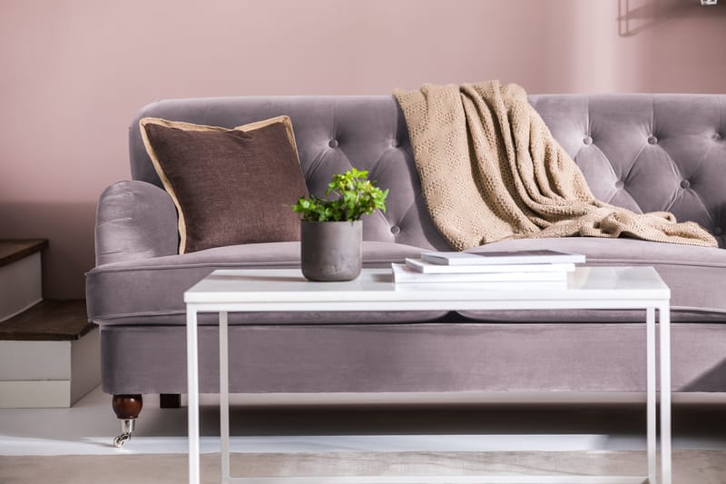 Howard Riviera 2-istuttava Samettisohva - Violetti - Huonekalut - Sohva - 2:n istuttava sohva