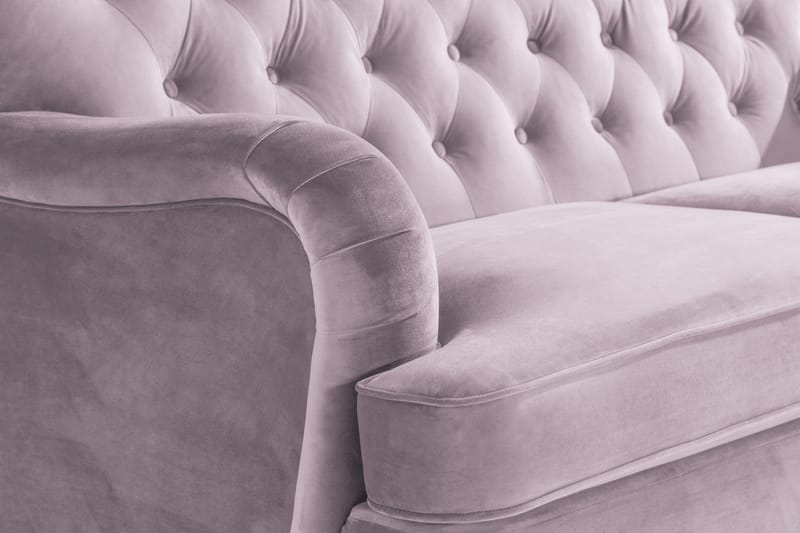 Howard Riviera 2-istuttava Samettisohva - Violetti - Huonekalut - Sohva - 2:n istuttava sohva