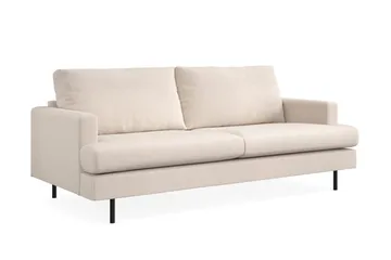Menard Compact 3-istuttava Kangassohva - Beige - Huonekalut - Sohva - 3:n istuttava sohva