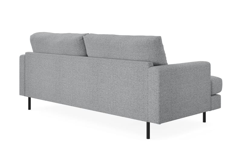 Menard Compact 3-istuttava Kangassohva - Harmaa - Huonekalut - Sohva - 3:n istuttava sohva