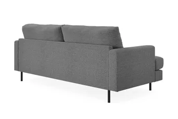 Menard Compact 3-istuttava Kangassohva - Tummanharmaa - Huonekalut - Sohva - 3:n istuttava sohva