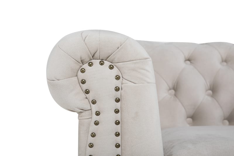 Samettisohva Chester Deluxe 2:n ist - Beige - Huonekalut - Sohva - 2:n istuttava sohva