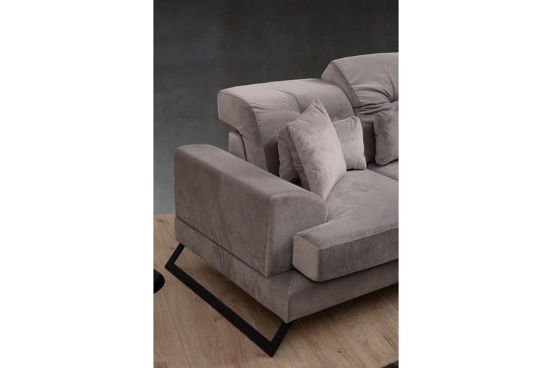 Sohva 2:n ist Janavia - Harmaa - Huonekalut - Sohva - 2:n istuttava sohva