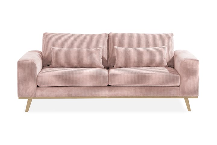 Sohva Haga 2:n ist - Vaaleanpunainen - 2:n istuttava sohva - Sohva