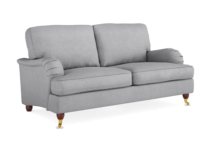 Sohva Oxford Lyx 2:n ist - Vaaleanharmaa - 2:n istuttava sohva - Howard-sohvat