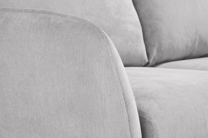 Trend Lyx 2-istuttava Kangassohva - Vaaleanharmaa - Huonekalut - Sohva - 2:n istuttava sohva