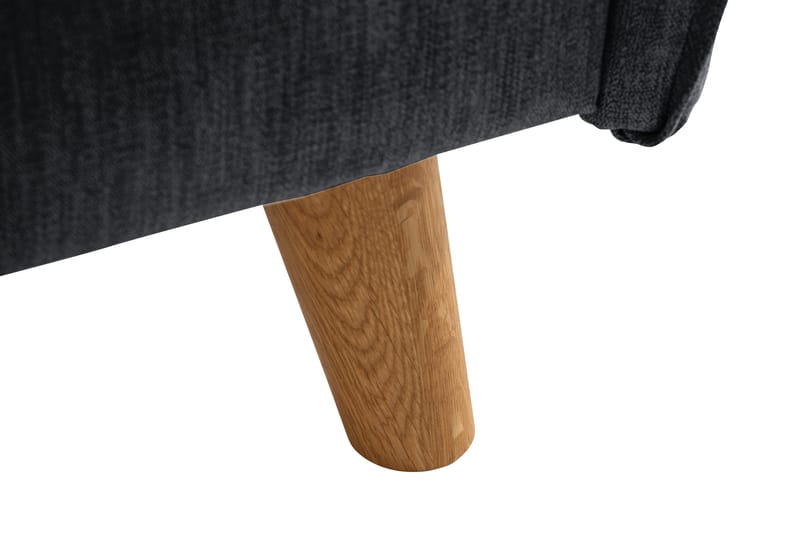 Trend Lyx 2-istuttava sohva - Tummanharmaa/Tammi - Huonekalut - Sohva - 2:n istuttava sohva