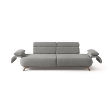 3-istuttava sohva Atelier Del Sofa Bonjo Silver (246 x 81 x 97 cm) Harmaa - Harmaa - Huonekalut - Sohva - 3:n istuttava sohva