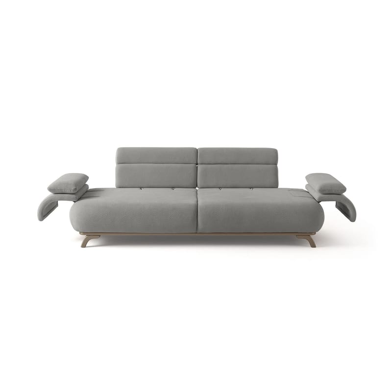 3-istuttava sohva Atelier Del Sofa Bonjo Silver (246 x 81 x 97 cm) Harmaa - Harmaa - Huonekalut - Sohva - 3:n istuttava sohva