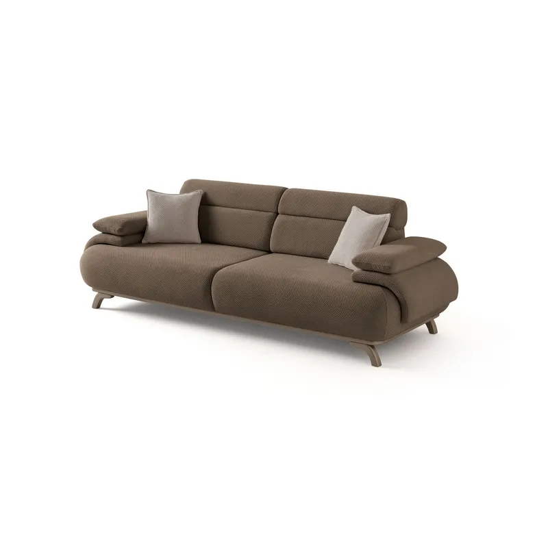3-istuttava sohva Atelier Del Sofa Bonjo Silver (246 x 81 x 97 cm) Maa, Maa