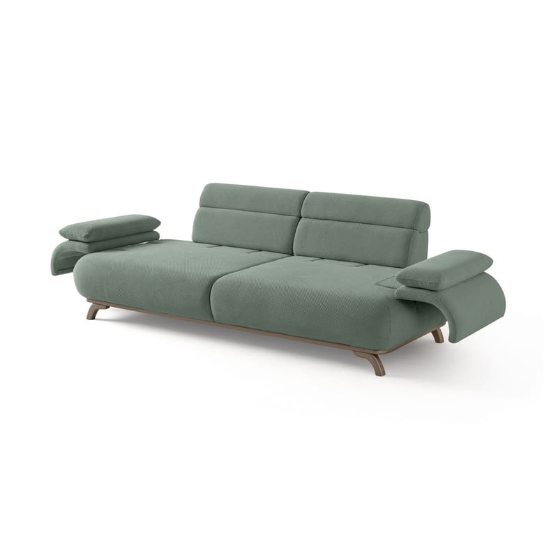 3-istuttava sohva Atelier Del Sofa Bonjo Silver (246 x 81 x 97 cm) Sea Green - Merivihreä - Huonekalut - Sohva - 3:n istuttava sohva
