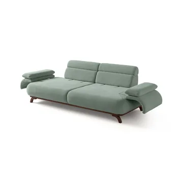 3-istuttava sohva Atelier Del Sofa Bonjo Walnut (246 x 81 x 97 cm) Sea Green - Merivihreä - Huonekalut - Sohva - 3:n istuttava sohva