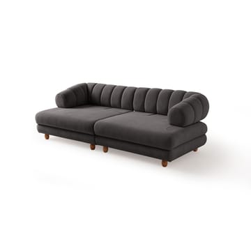 3-istuttava sohva Atelier Del Sofa Gloria (240 x 80 x 95 cm) Antrasiitti - Antrasiitti - Huonekalut - Sohva - 3:n istuttava sohva