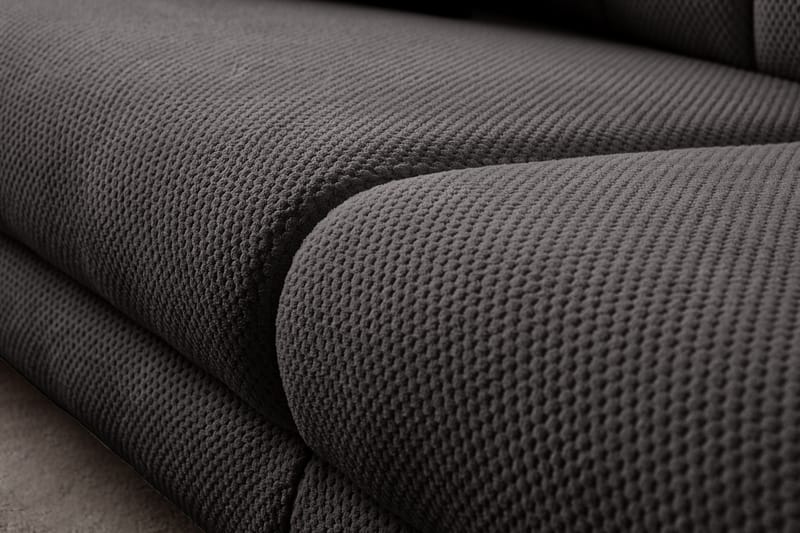 3-istuttava sohva Atelier Del Sofa Gloria (240 x 80 x 95 cm) Antrasiitti - Antrasiitti - Huonekalut - Sohva - 3:n istuttava sohva