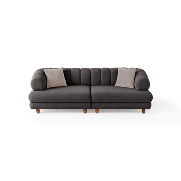 3-istuttava sohva Atelier Del Sofa Gloria (240 x 80 x 95 cm) Antrasiitti - Antrasiitti - Huonekalut - Sohva - 3:n istuttava sohva