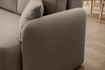 3-istuttava sohva divaanilla Hadson - Beige - Huonekalut - Sohva - Divaanisohva - 3 istuttava sohva divaanilla