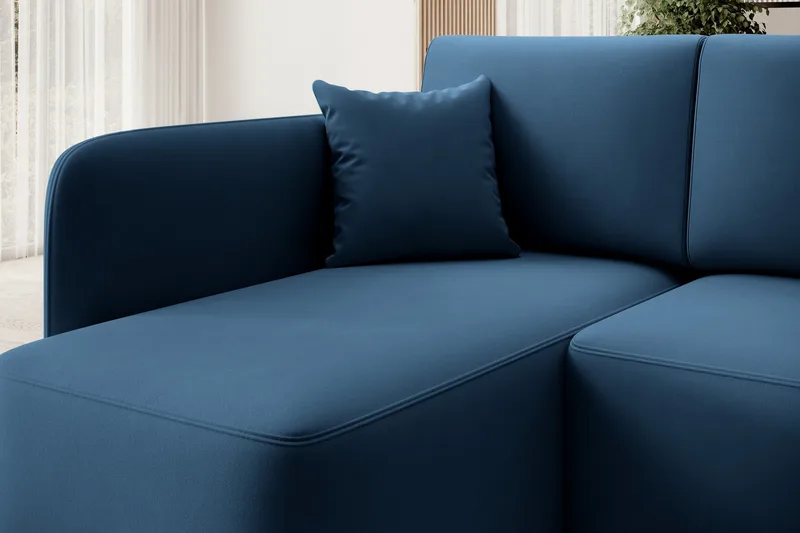 3-istuttava sohva divaanilla Hadson - Sininen - Huonekalut - Sohva - Divaanisohva - 3 istuttava sohva divaanilla