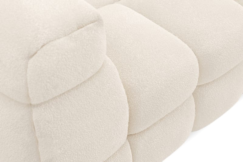 3-istuttava Sohva Elise divaanilla Oikea - Beige Teddy - Huonekalut - Sohva - Divaanisohva