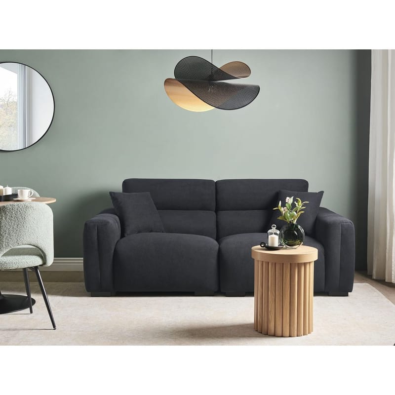 3-istuttava sohva Fauskan - Musta - Huonekalut - Sohva - 3:n istuttava sohva