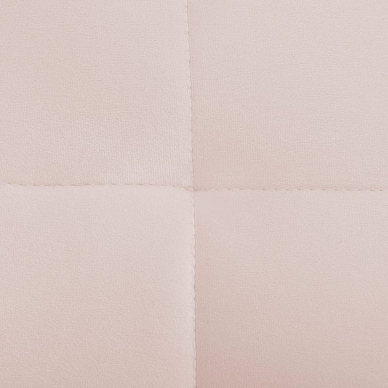 3-istuttava sohva Frederica - Vaaleanpunainen, Kulta/Sametti - Huonekalut - Sohva - 3:n istuttava sohva