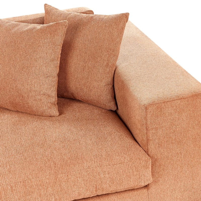 3-istuttava sohva Glorvika - Oranssi - Huonekalut - Sohva - 3:n istuttava sohva