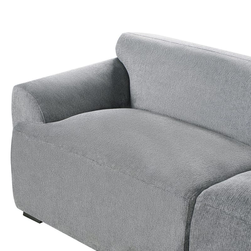 3-istuttava sohva Korio - Harmaa, Musta - Huonekalut - Sohva - 3:n istuttava sohva