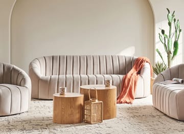 3-istuttava sohva Malung - Beige - Huonekalut - Sohva - 3:n istuttava sohva