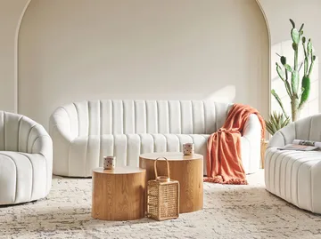 3-istuttava sohva Malung - Off-White - Huonekalut - Sohva - 3:n istuttava sohva