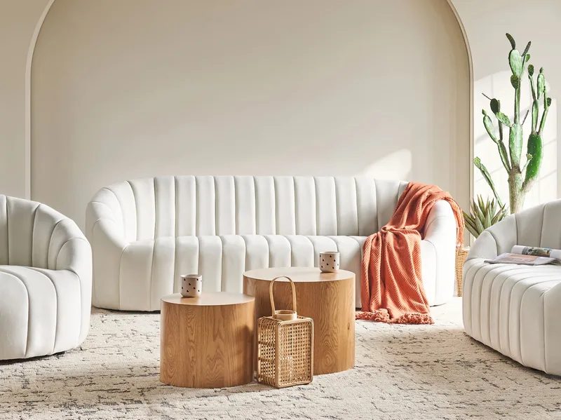 3-istuttava sohva Malung - Off-White - Huonekalut - Sohva - 3:n istuttava sohva