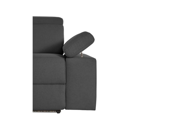 3-istuttava sohva Rayland Harmaa, Sunday-kangas, Manuaalinen nojatuoli - Harmaa, Sunday-kangas, Manuaalinen nojatuoli - Huonekalut - Sohva - Mekanismisohva - 3 istuttava mekanismisohva