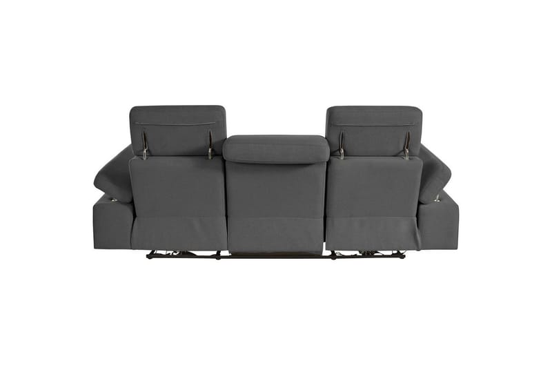 3-istuttava sohva Rayland Harmaa, Sunday-kangas, Manuaalinen nojatuoli - Harmaa, Sunday-kangas, Manuaalinen nojatuoli - Huonekalut - Sohva - Mekanismisohva - 3 istuttava mekanismisohva